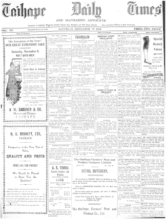 Issue page