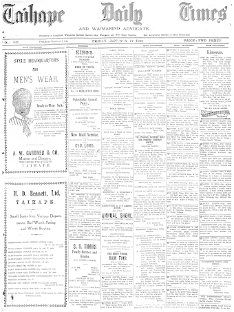 Issue page