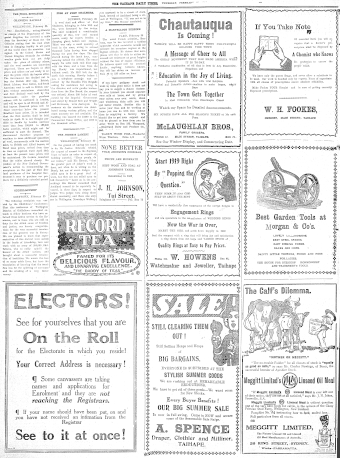 Issue page