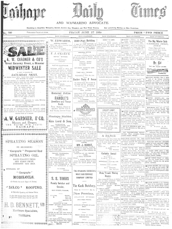 Issue page