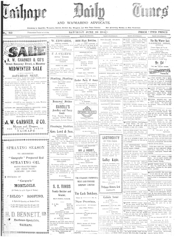 Issue page