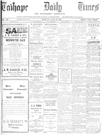 Issue page