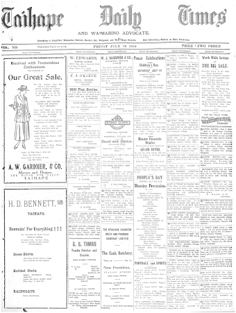 Issue page