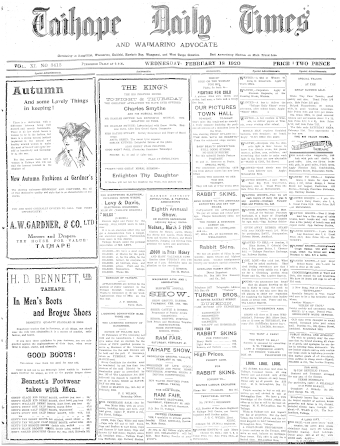 Issue page