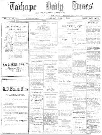 Issue page