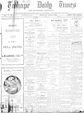 Issue page