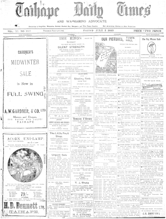 Issue page