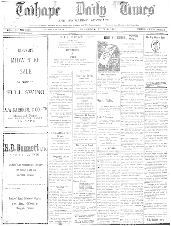 Issue page