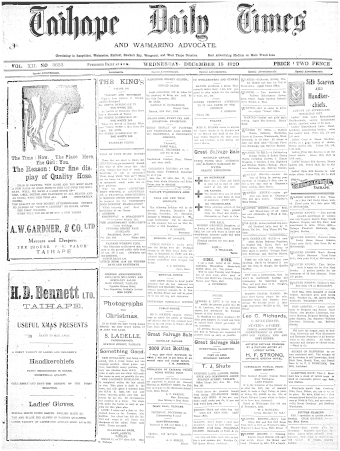 Issue page