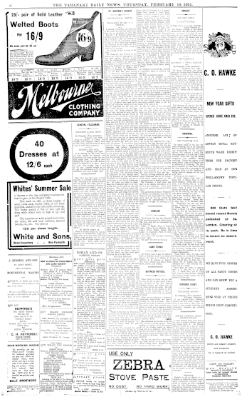 Issue page