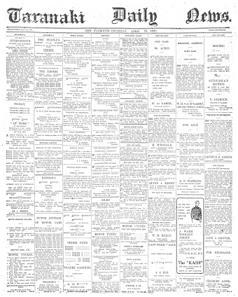 Issue page