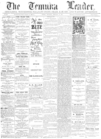 Issue page