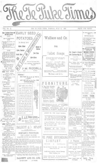 Issue page