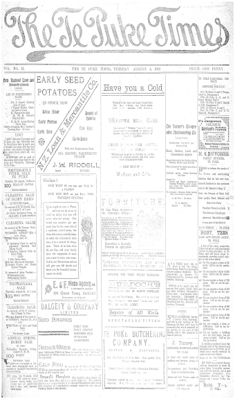 Issue page