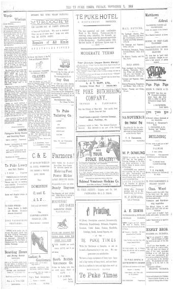 Issue page