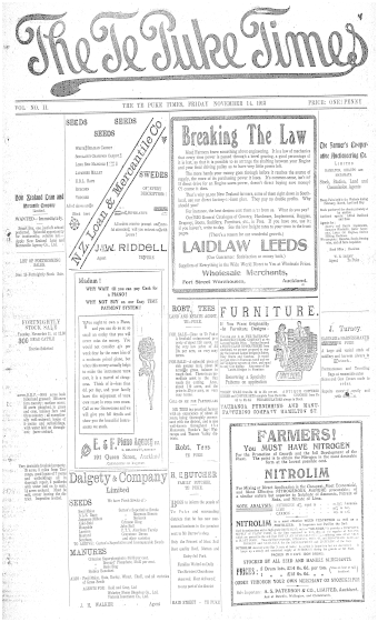 Issue page