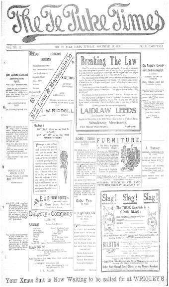 Issue page