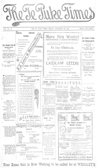 Issue page