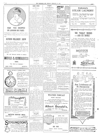 Issue page