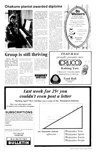 Issue page