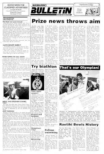 Issue page