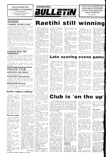 Issue page