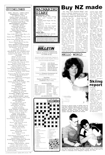 Issue page