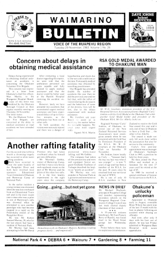 Issue page