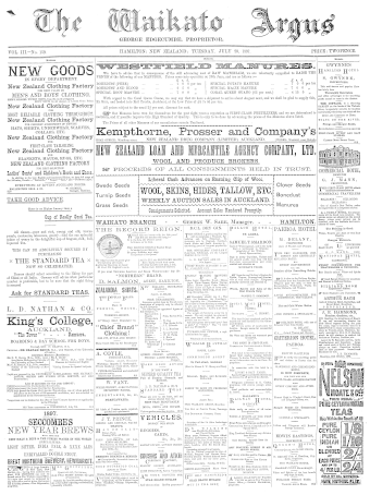 Issue page