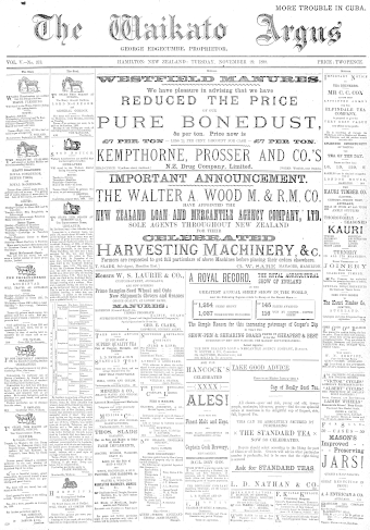 Issue page