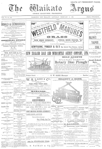 Issue page