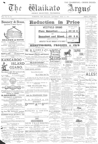 Issue page