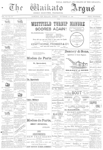 Issue page