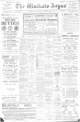 Issue page