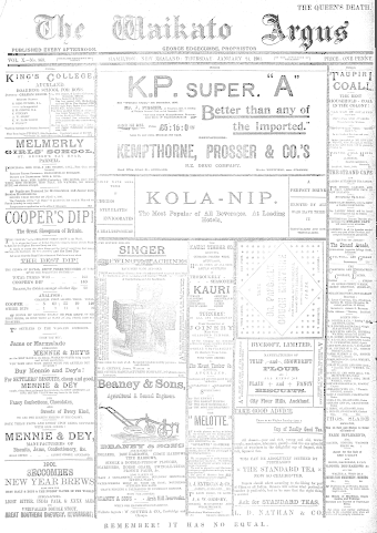 Issue page