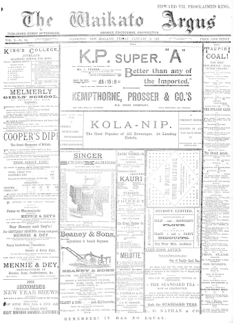 Issue page