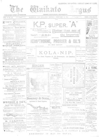Issue page