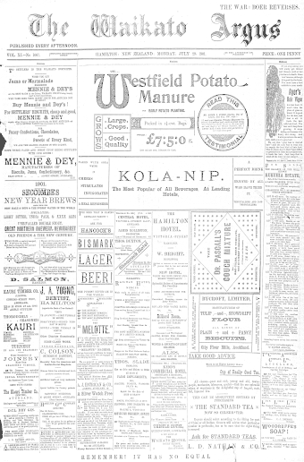 Issue page