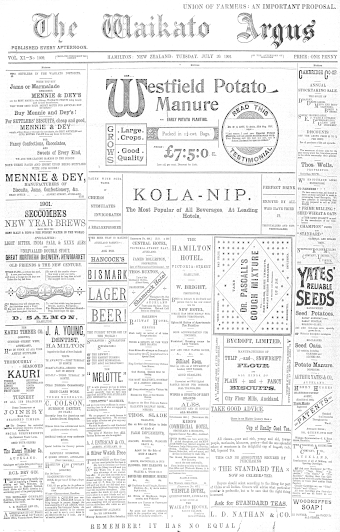 Issue page