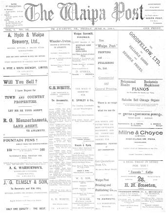 Issue page