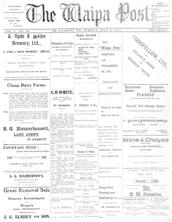 Issue page