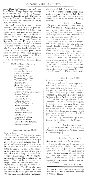 Issue page