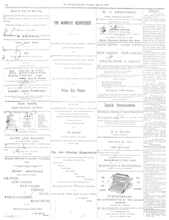 Issue page