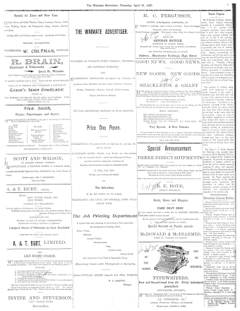 Issue page