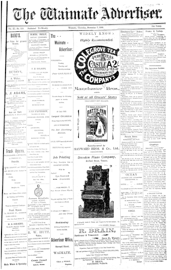 Issue page