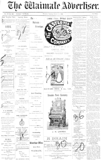 Issue page