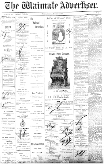 Issue page