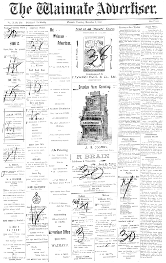 Issue page