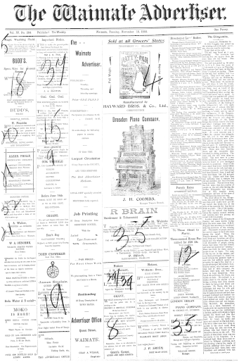 Issue page