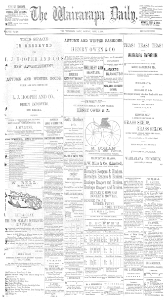 Issue page